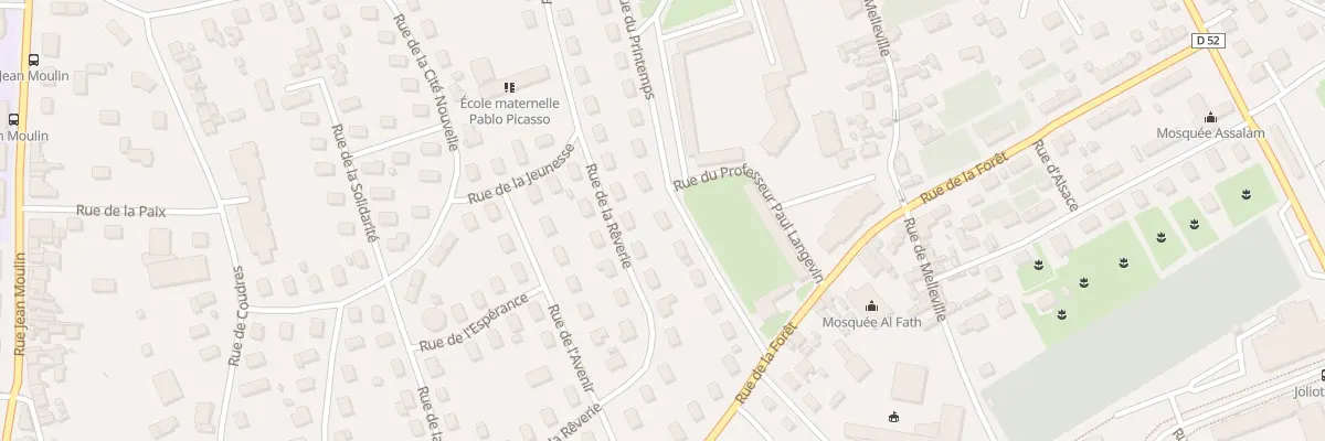 Plan du 20 Rue du Printemps à Évreux