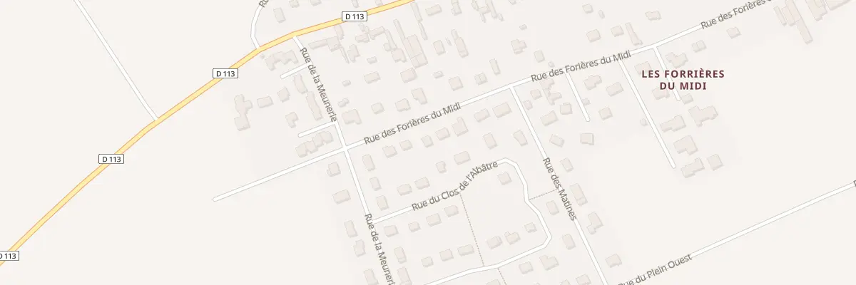 Plan du 83 Rue des Forières du Midi à Petit-Caux