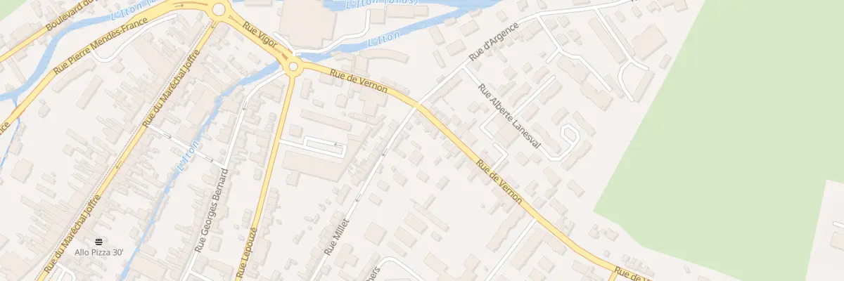 Plan du 20 Rue de Vernon à Évreux