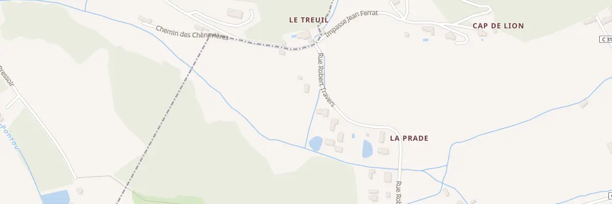 Plan du 363 Rue Robert Travers à Vézac