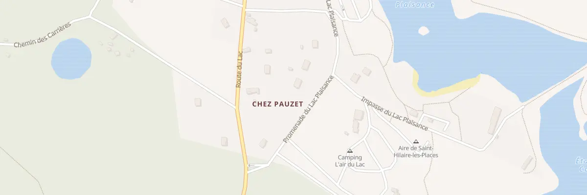 Plan du 12 Prom du Lac Plaisance à Saint-Hilaire-les-Places