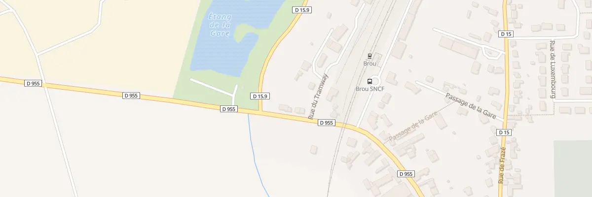 Plan du 4 Rte de Nogent à Brou
