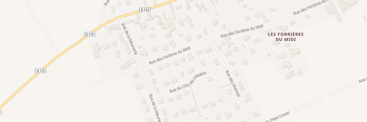 Plan du 81 Rue des Forières du Midi à Petit-Caux