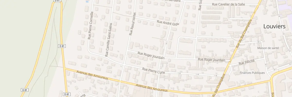 Plan du 35 Rue Roger Jourdain à Louviers