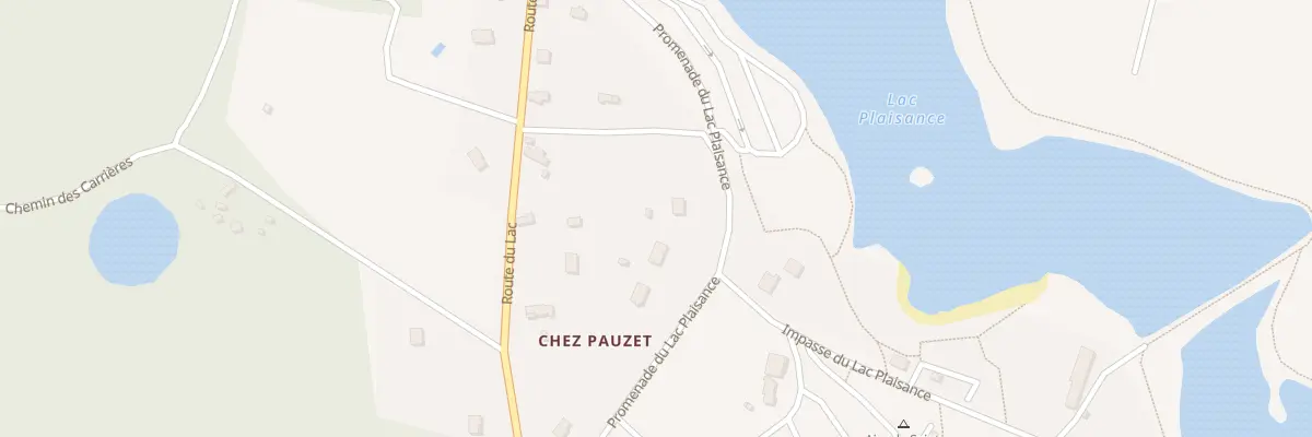 Plan du 8 Prom du Lac Plaisance à Saint-Hilaire-les-Places