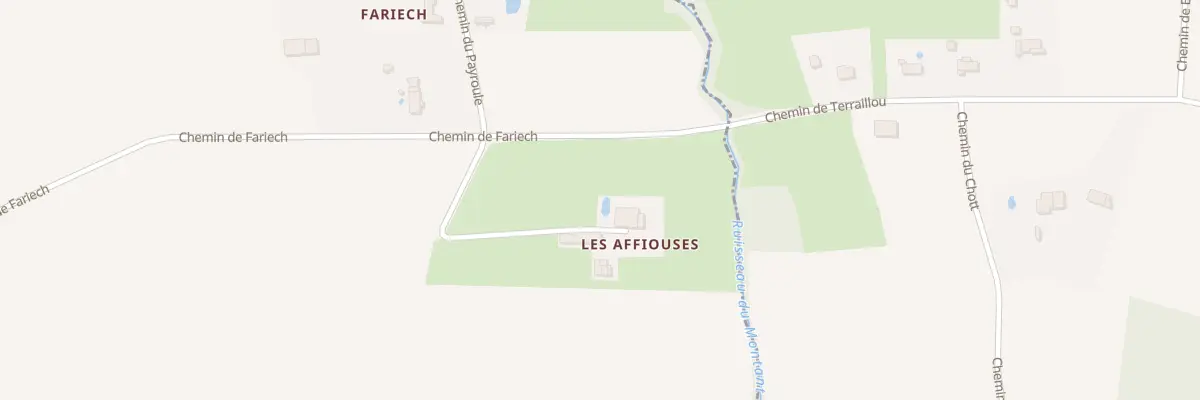 Plan du 245 Les Affiouses à Sainte-Foy-de-Peyrolières