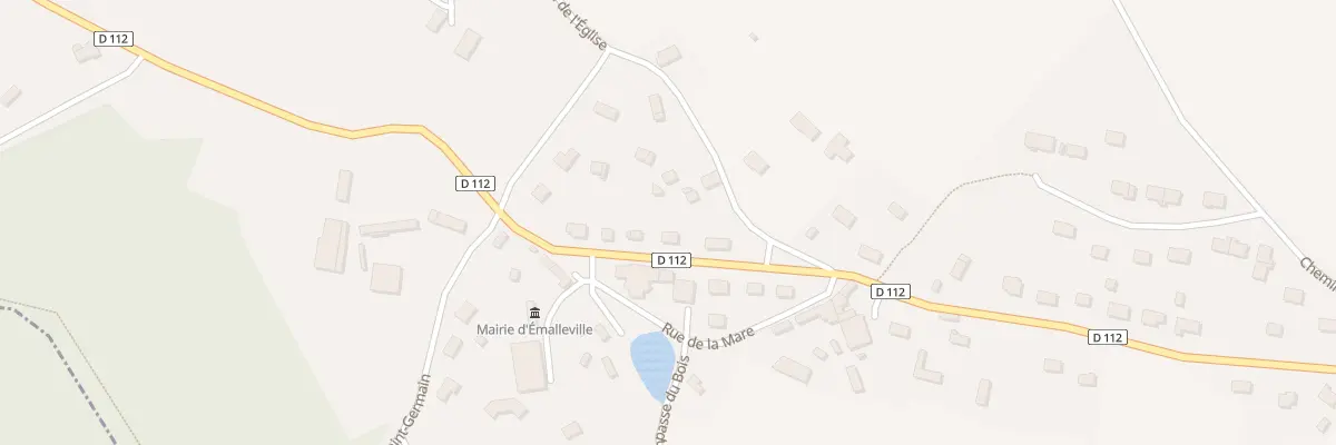 Plan du 1B Rue de la Mairie à Émalleville