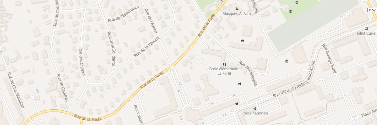 Plan du 39 Rue de la Forêt à Évreux