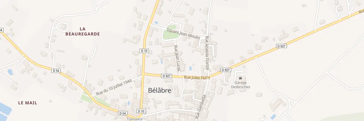 Plan du 4 Rue Lucas à Bélâbre