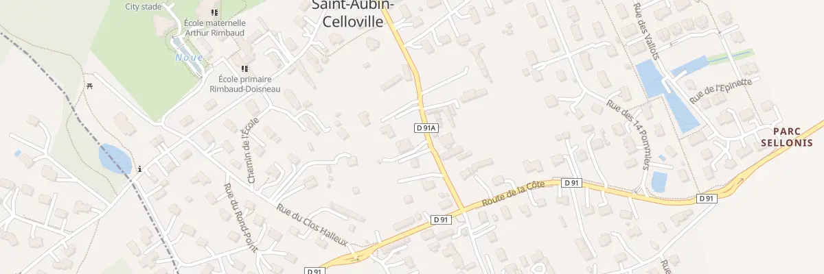 Plan du 7 Rue de l’Eglise à Saint-Aubin-Celloville