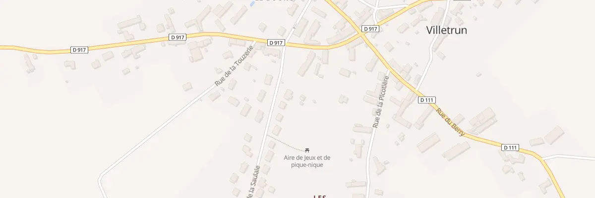 Plan du 1 Rue de la Saulaie à Villetrun