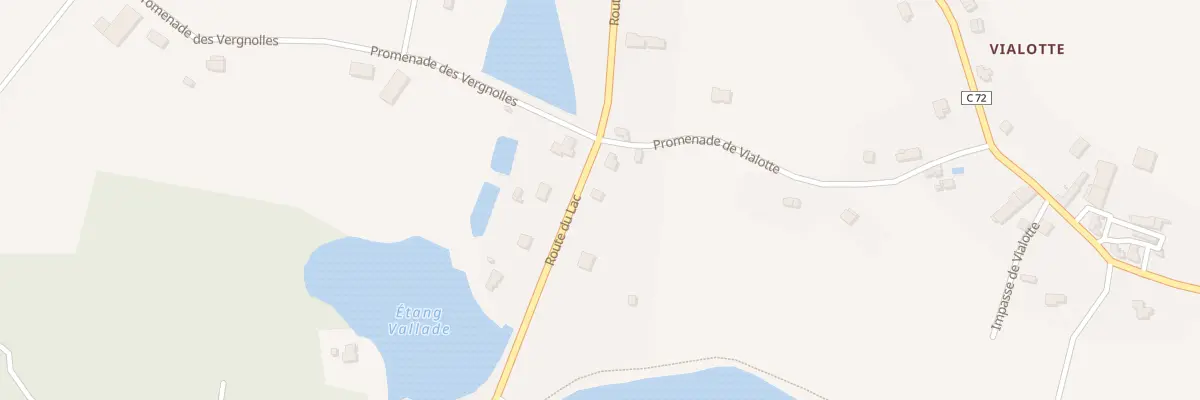 Plan du 43 Rte du Lac à Saint-Hilaire-les-Places