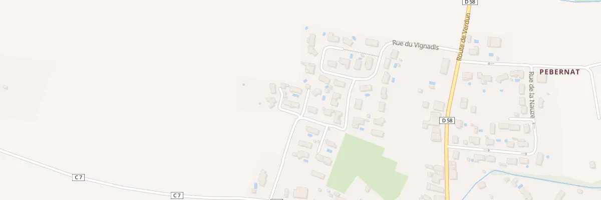 Plan du 28 Rue du Vignadis au Burgaud