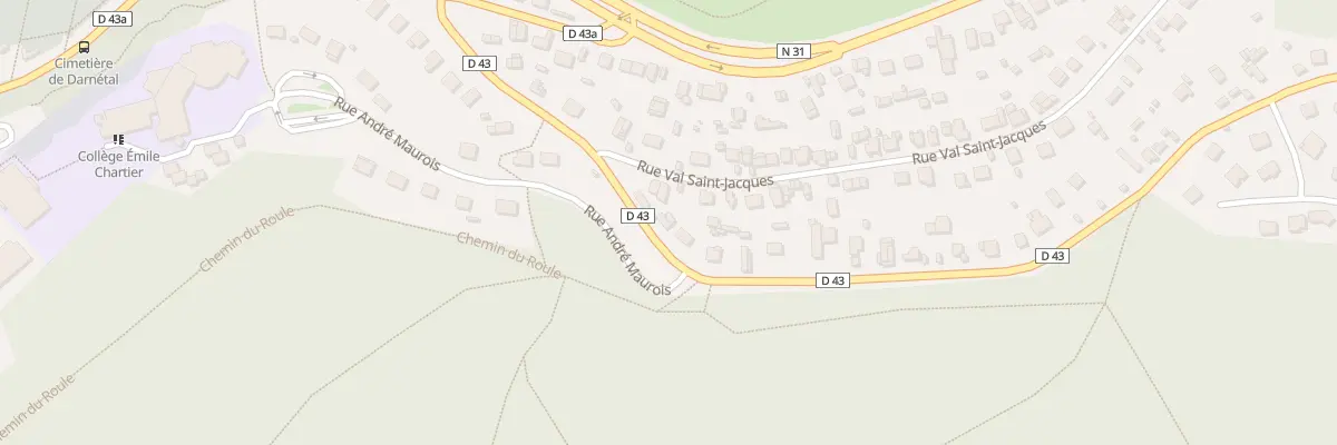 Plan du 27 Rue de la Table de Pierre à Darnétal
