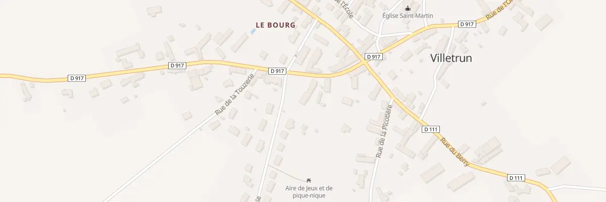 Plan du 5 Rue de Touraine à Villetrun