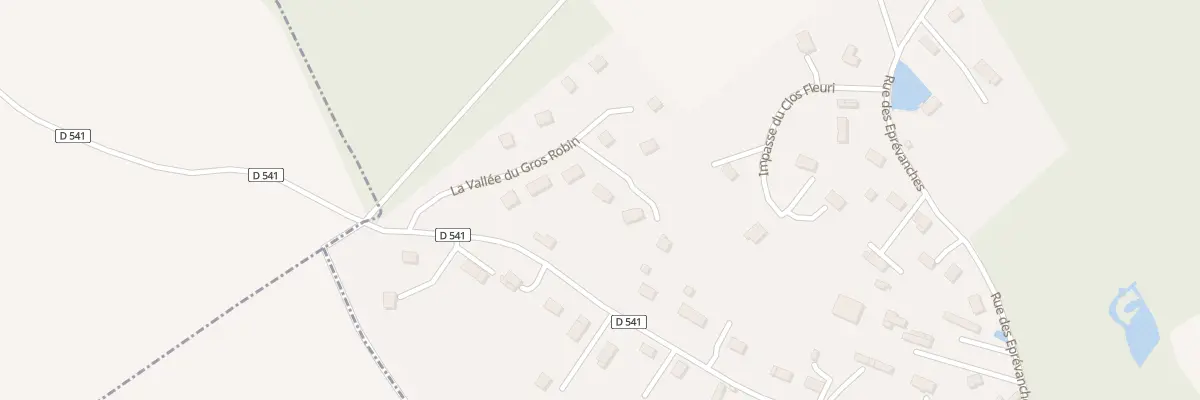 Plan du 4 La Vallee du Gros Robin à La Chapelle-du-Bois-des-Faulx