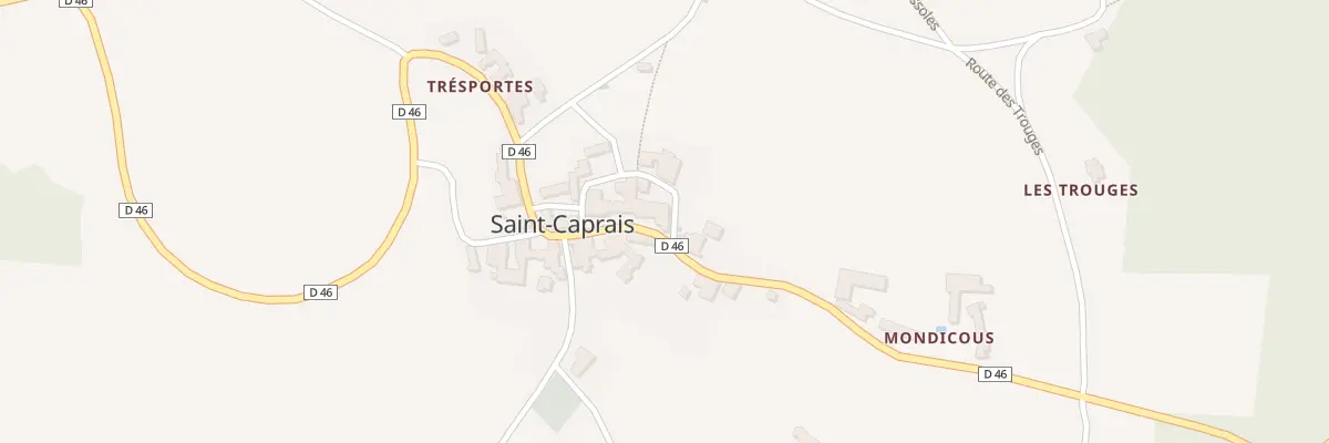 Plan du 5048 St Caprais à Saint-Caprais