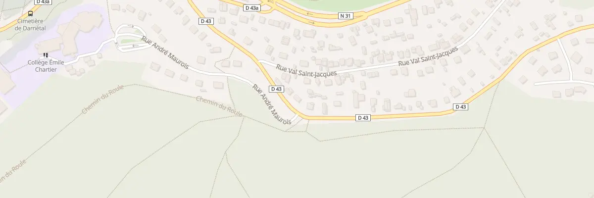 Plan du 29 Rue de la Table de Pierre à Darnétal