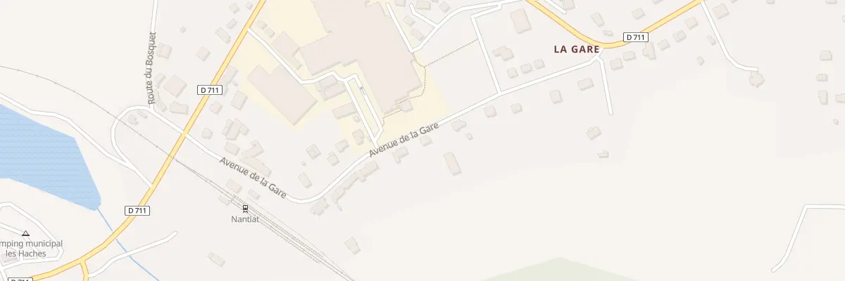 Plan du 93 Av de la Gare à Nantiat