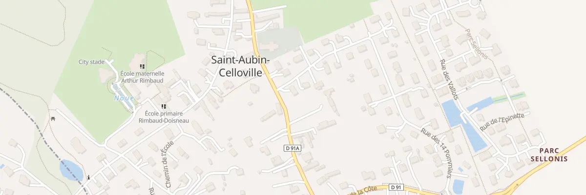 Plan du 2 Rue des Quatorze Pommiers à Saint-Aubin-Celloville