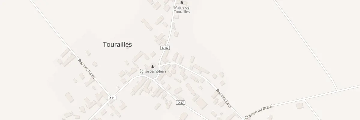 Plan du 4 Rue des Eaux à Tourailles