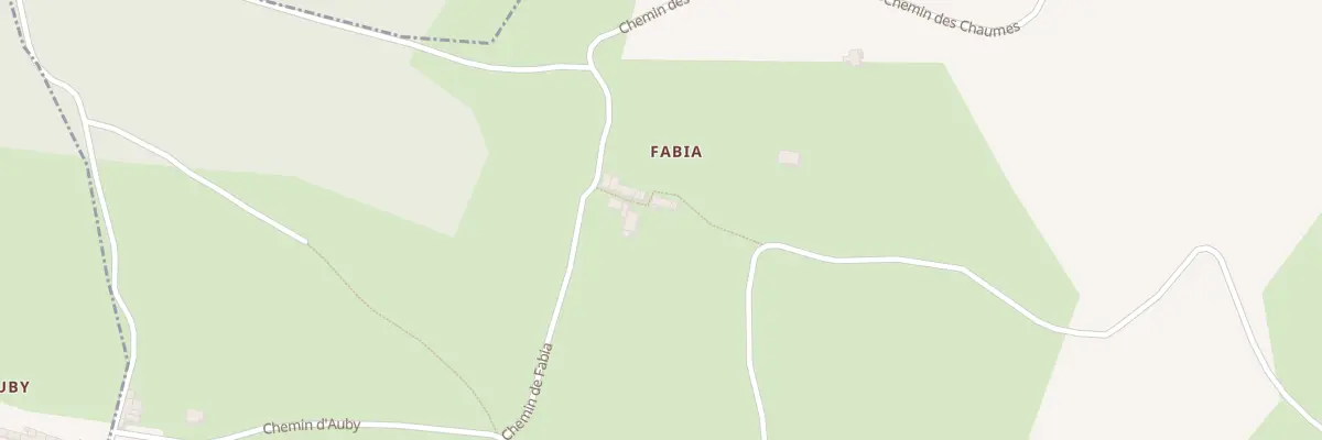 Plan du 260 Fabia à Lasserre