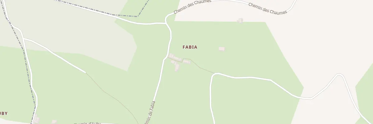 Plan du 262 Che de Fabia à Lasserre