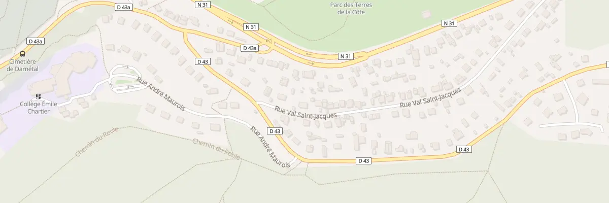 Plan du 11 Rue Val Saint Jacques à Darnétal