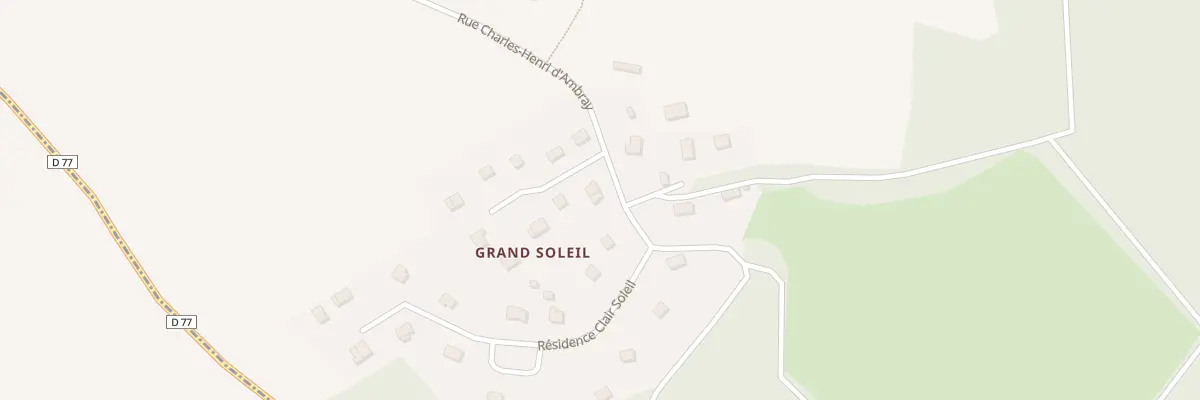 Plan du 1 Res les Peupliers à Saint-Honoré