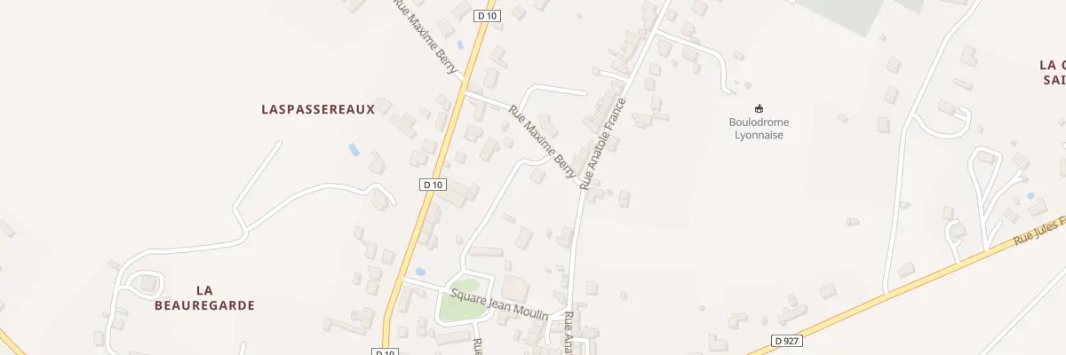 Plan du 1 Rue Maxime Berry à Bélâbre