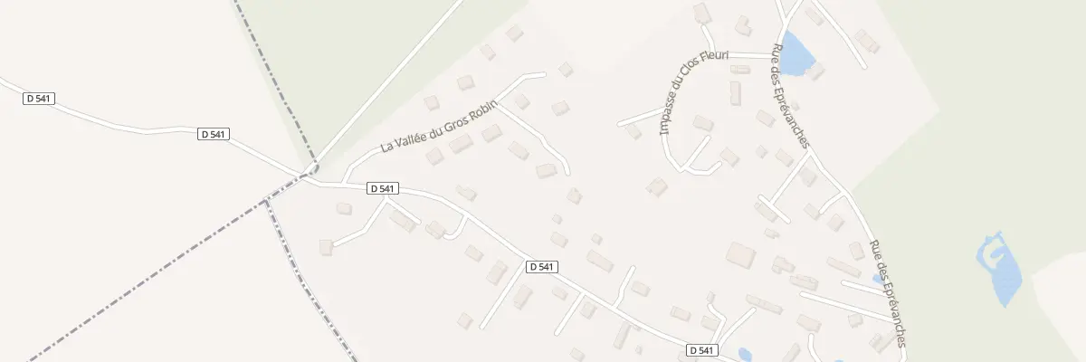 Plan du 5 La Vallee du Gros Robin à La Chapelle-du-Bois-des-Faulx