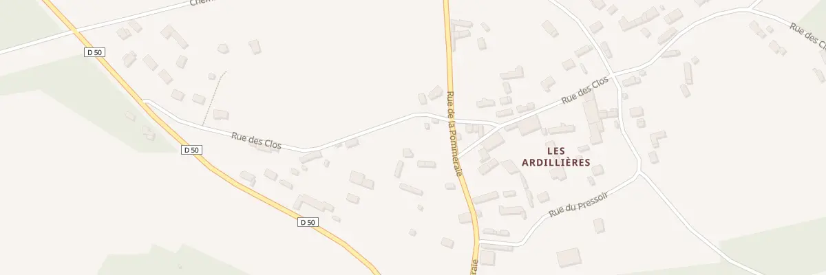 Plan du 8 Chem des Clos à Droisy