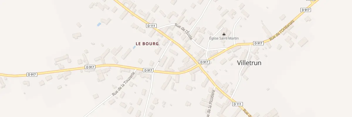 Plan du 6 Rue de Touraine à Villetrun