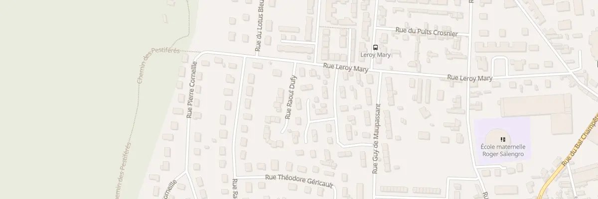 Plan du 16 Rue Gustave Flaubert à Louviers