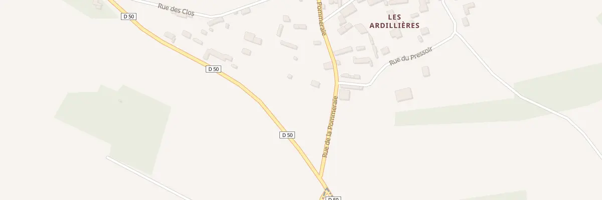 Plan du 1 Rue de la Pommeraie à Droisy