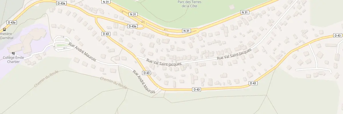 Plan du 15 Rue Val Saint Jacques à Darnétal