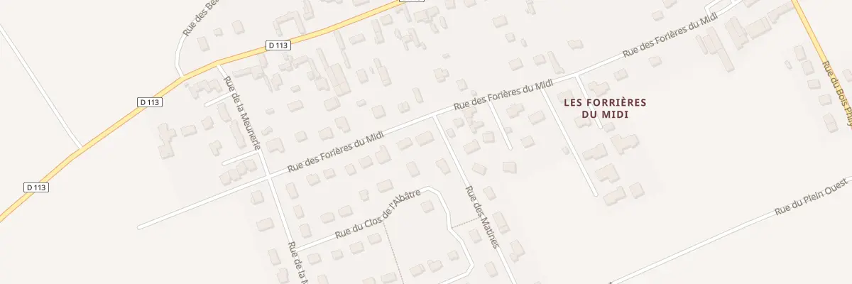 Plan du 75 Rue des Forières du Midi à Petit-Caux