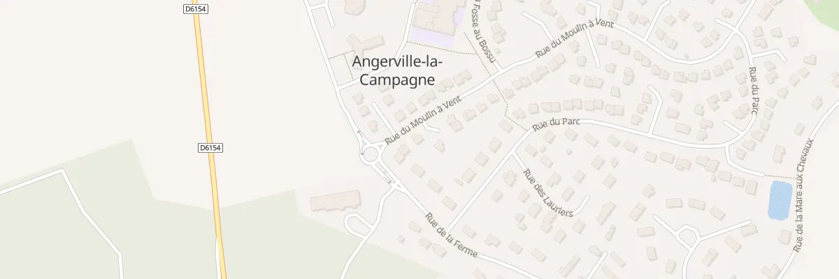 Plan du 6 Rue du Moulin à Vent à Angerville-la-Campagne