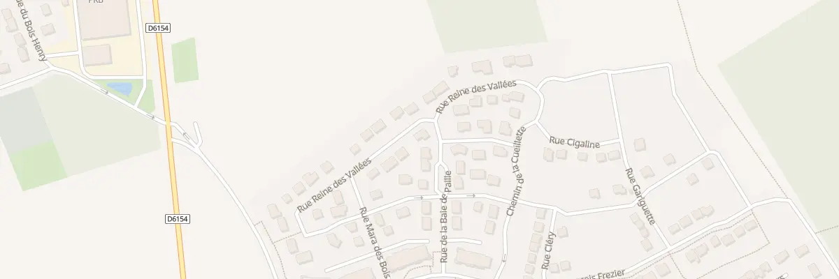 Plan du 12 Rue Reine des Vallées à Angerville-la-Campagne
