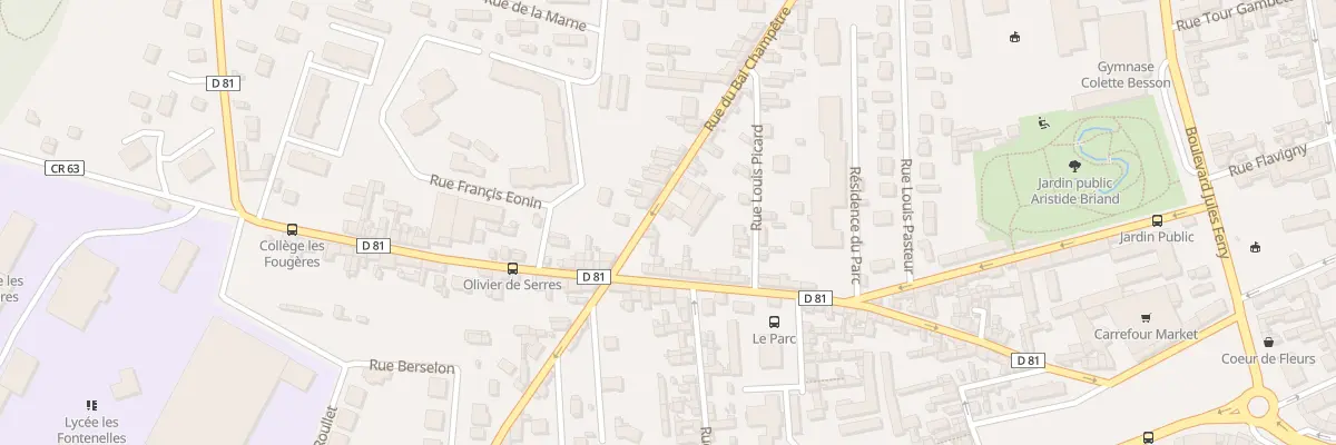 Plan du 4 Rue du Bal Champêtre à Louviers