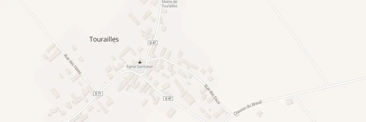 Plan du 6 Rue des Eaux à Tourailles