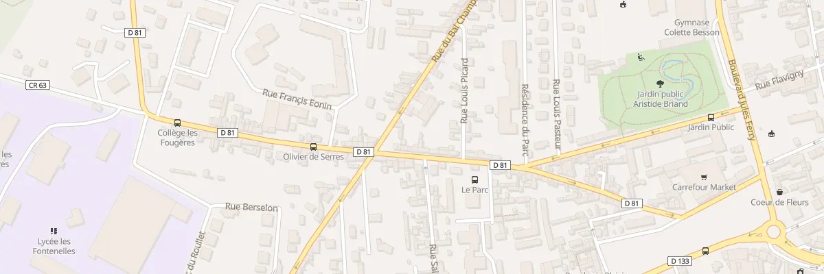 Plan du 49 Rue Massacre à Louviers