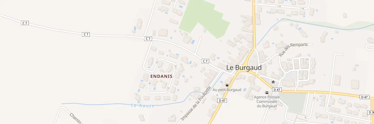 Plan du 24 Rue des Merisiers au Burgaud