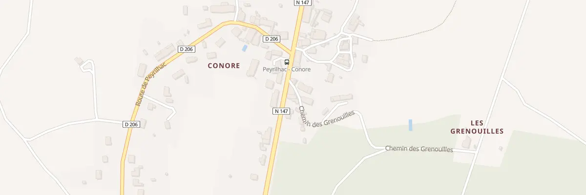 Plan du 2 Che des Grenouilles à Peyrilhac