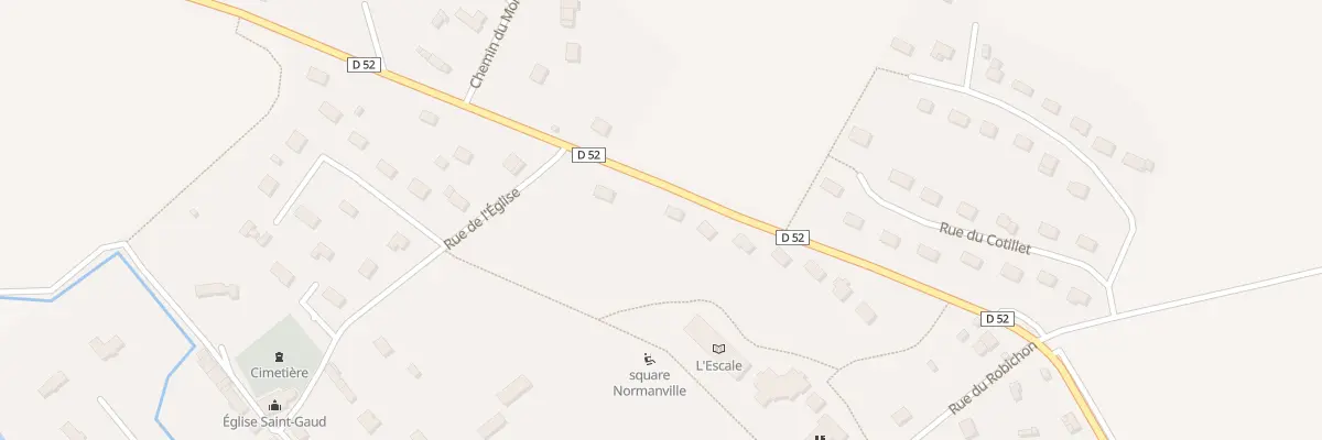 Plan du 119 Rte de la Vallée à Normanville