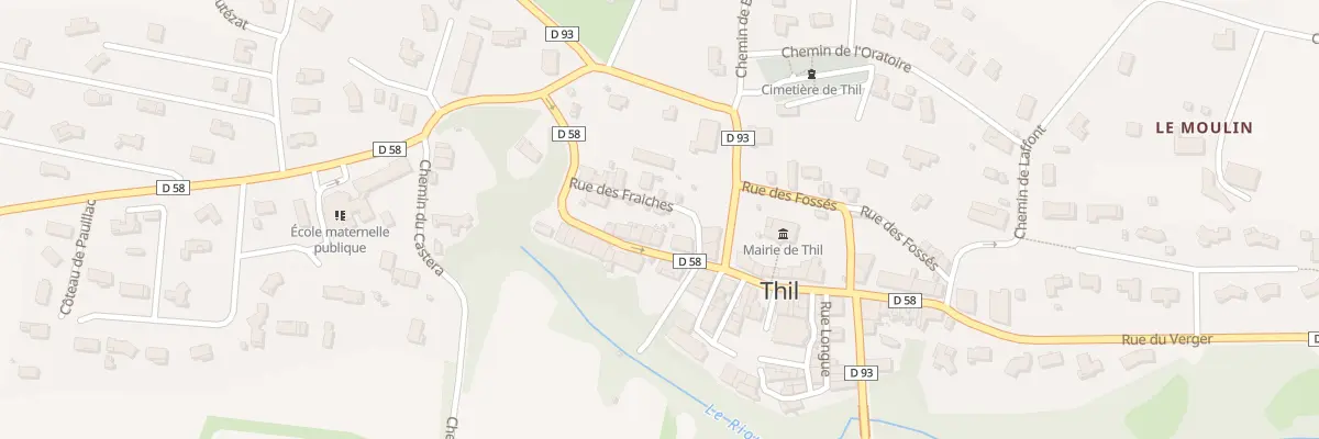 Plan du 9001 Le Village à Thil