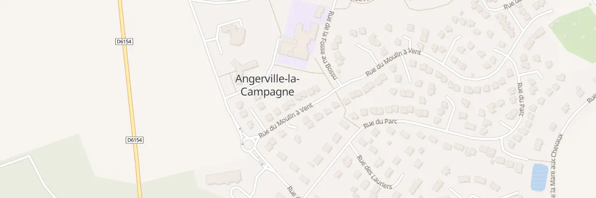 Plan du 9 Rue du Moulin à Vent à Angerville-la-Campagne