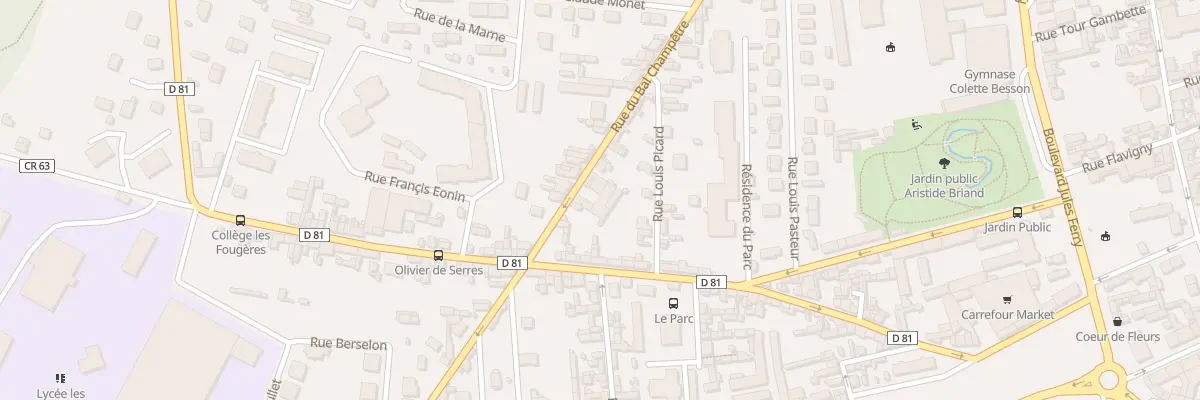Plan du 8B Rue du Bal Champêtre à Louviers