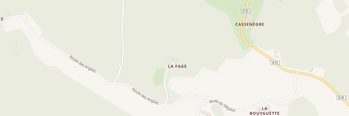 Plan du 143 Lafage à Campagnac-lès-Quercy