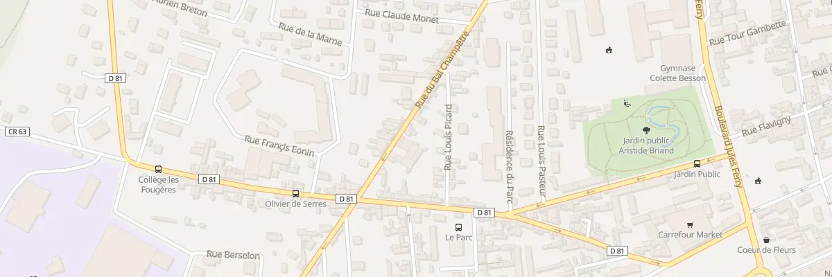 Plan du 10 Rue du Bal Champêtre à Louviers